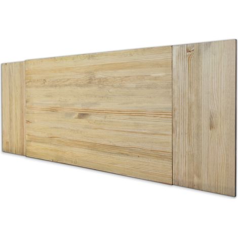 Cabecero Matrimonio 180x60cm 3P en madera maciza de pino acabado vintage estilo industrial Box Furniture (1/5)