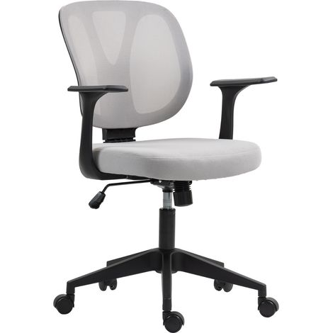 7H SEVEN HOUSE -  Silla de Escritorio Ergonómica Nexus, Respaldo de Malla Transpirable, Altura Ajustable, Reclinable, con Soporte Lumbar, Reposabrazos y Ruedas, Negro/Gris Oscuro/Gris Claro