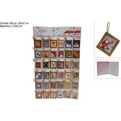 Set 180 Pezzi Cartellino Biglietto Auguri Regalo Assortiti