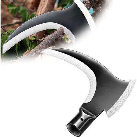 Double faux en acier au manganèse, nettoyeur agricole manuel motorisé, pour une utilisation dans le jardinage domestique, l'entretien et les travaux extérieurs.-AquaForge (1/5)