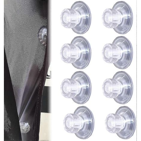 Lot de 8 ventouses PVC transparentes, 45 mm pads haute adhérence pour auvents de caravane et équipements (1/5)