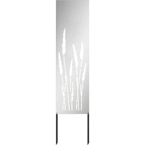 Écran de confidentialité de jardin Fretwork Argent 32 x 140 cm CFW712724 (1/5)