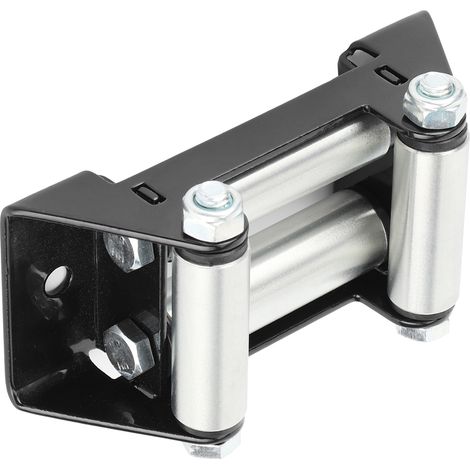 Guide-câble treuil à rouleaux latéraux robuste 125mm/5in entraxe universel, palan à cable en acier haute résistance. (1/5)