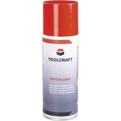 TOOLCRAFT 886523 Sprühkleber 200 ml mit Variablem Sprühkopf