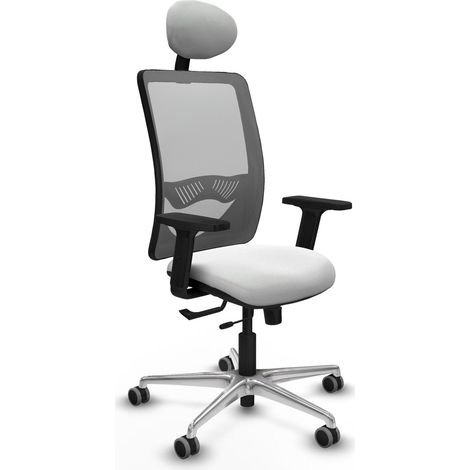 Sedia ergonomica piqueras y crespo Zulema grigio supporto lombare (1/2)