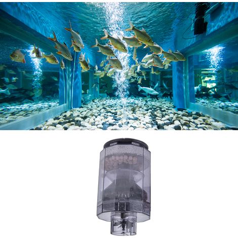 Filtro para acuario – Limpiador automático multifuncional por succión – 15 x 9 cm – Plástico (1/5)