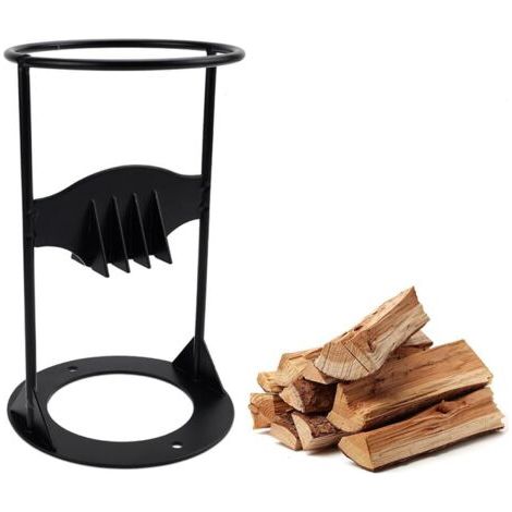 Fendeur de bûches manuel - Outil de fendage de bois manuel - Diamètre : 10 cm - Facile à transporter - Pour le camping et l'intérieur et l'extérieur (1/5)
