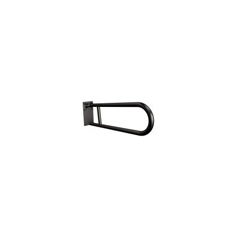 Mango basculante semicircular con placa negra