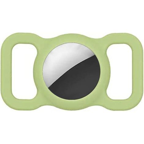 Étui de protection en silicone compatible Airtags, support antirays pour traceur, boucle pour animal de compagnie, compatible Apple Airtag (1/5)