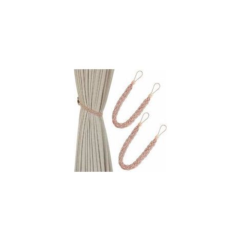 Simple hand-knitted rope-shaped curtain tiebacks: curtain tiebacks and accessories (1/5)