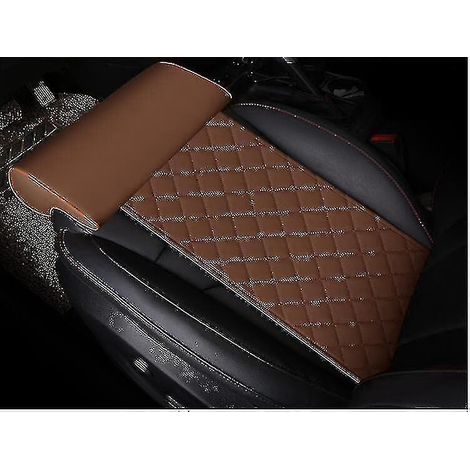 Coussin de siège automobile, extension de soutien des cuisses pour siège auto, coussin en cuir - (1/4)