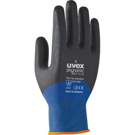 uvex 6006107 phynomic wet plus Arbeitshandschuh Größe (Handschuhe): 7 EN 388 1 Paar (1/2)
