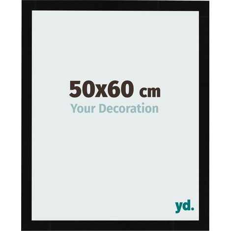 yd. - Cadre photo 50x60 - Noir Brillant - MDF - Bologna (1/5)