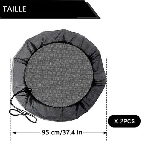 Housses pour tonneau de pluie - Unbrand - Lot de 2 pièces - Protection contre feuilles et insectes - Polyester résistant (1/5)