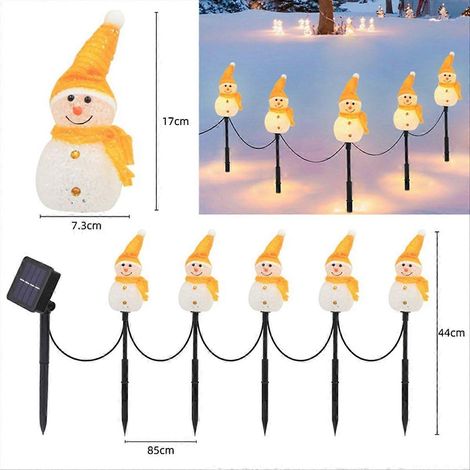 Solarbetriebene Gartenbeleuchtung für den Außenbereich - Weihnachtsschmuck F (1/5)