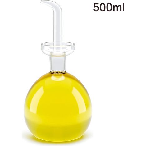 Distributeur Dhuile - Bouteille En Verre Borosilicaté 500 Ml - Pour Cuisine - 1 Pièce (1/5)