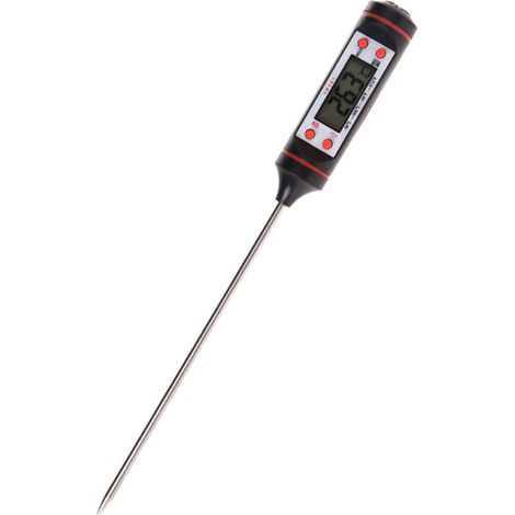 Termometro da cucina digitale sonda lcd maxi alimenti bevande temperatura (1/4)