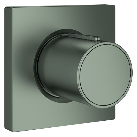 GROHE Unterputzventil Grohtherm F 100754, 1-fach, Fertigmontageset für Rapido C, satin steel
