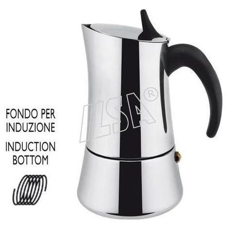 Machine à café Ilsa Elly acier inoxydable 250 ml