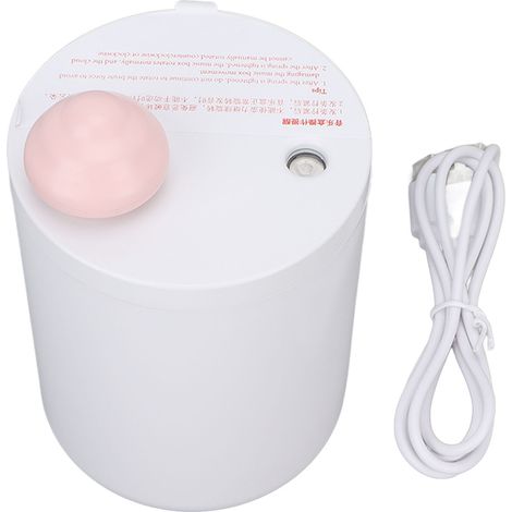 Humidificateur de bureau 280ml avec boîte à musique, brume nano hydratante pour la peau, mode silencieux continu et intermittent, recharge USB. (1/5)