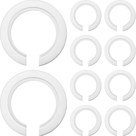 Lot de 10 convertisseurs d'anneau d'abat-Jour en Plastique E27 vers E14/B22, rondelle réductrice d'abat-Jour à vis E27, Adaptateur d'abat-Jour de 42 mm à 29 mm avec raccord d'anneau Duplex (1/5)