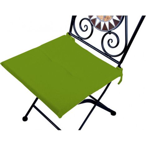 VERDELOOK Cuscino Antimacchia per sedia Verde