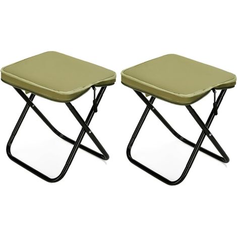 Trousse à Crayons D'Extérieur, Mini Tabouret, Tabouret de Camping et de Pêche, Voyage et Loisirs, Trousse à Crayons, Chaise Verte (1/5)
