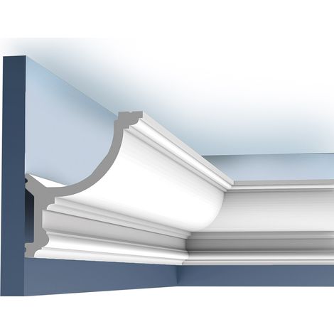 Orac – Coving moulding C901 200cm – Trough profile for uplighting – 15 x 12.5cm – Polyurethane – Ideal for restaurants and hotels (1/5)