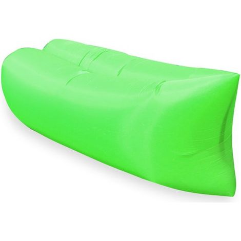Tragbare, aufblasbare Liege Strandsofa Faltbar für Reisen und Camping Wasserdicht und auslaufsicher Einfach ohne Pumpe aufzublasen für Reisen, Ou (1/5)