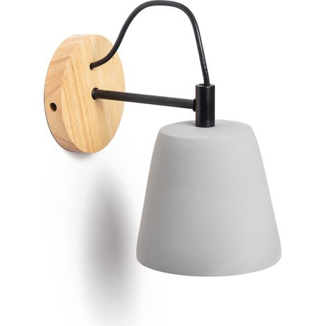 Lampe Murale Béton Luster Gris Pierre (1/5)