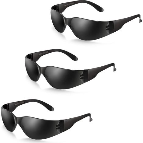 3-teiliges Set – Sonnenfinsternisbrille – Farbige Schutzbrille – Kratz- und stoßfeste Schutzbrille – Dunkle Gläser mit UV-Schutz – 3-teilig (1/4)