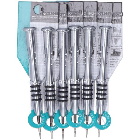 Kit de 6 outils de réparation avec tournevis à fente pour le démontage d'iPhone et autres produits électroniques (1/5)