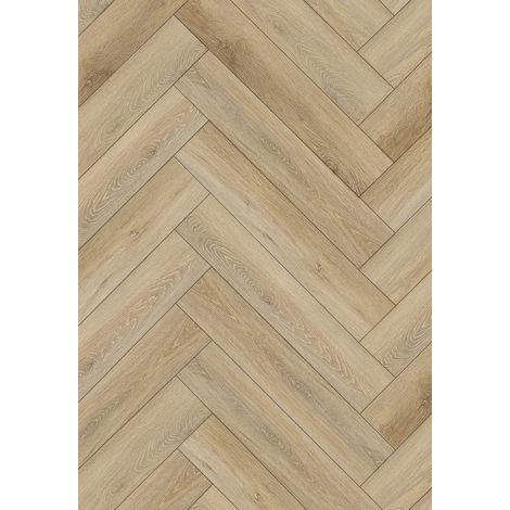 Mexen Worcester pannelli vinilici a spina di pesce 635 x 127 mm SPC 6,5 mm, sottopavimento IPEX 1,5 mm, 4 V-Fuga, Rovere