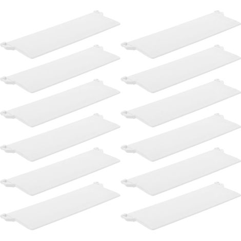Lot de 12 Poids pour Stores Verticaux 127 MM Lamelles Inférieures de Rechange Accessoires pour Remplacement de Lamelles Stabilisateurs pour Rideaux Légers Amélioration du (1/5)