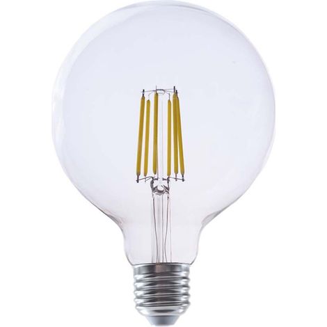 LED LAMPADINA 4W FILAMENTO E27 G125 CLEAR COVER 3000K - Luce CALDA (1/5)