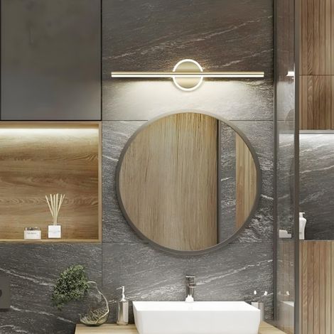 Lampe Miroir Coiffeuse 40cm - Éclairage LED 10W, Lumière blanche - Luminaire Mural Vanité - Idéal Miroir Cabinet Hotel & Dressing (1/5)