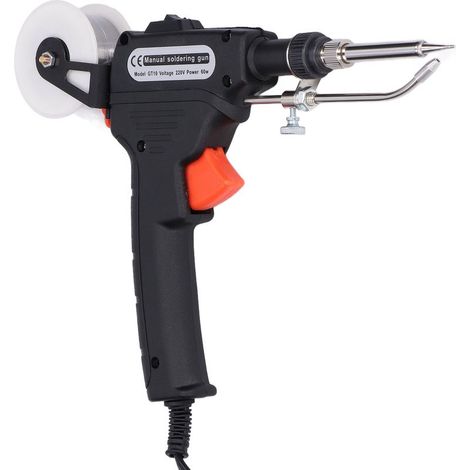 TONYSA Pistolet à souder,60 W souder etain Pistolet avec fil de soudage,Pistolet à souder portatif semi-automatique pour le soudage de circuits imprimés, la maintenance électrique et le bricolage (1/4)