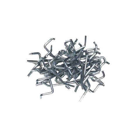 Crochets de rangement en acier pour panneau mural – Pack de 20 – Distance centrale 26mm – Pour outils et accessoires – Valex