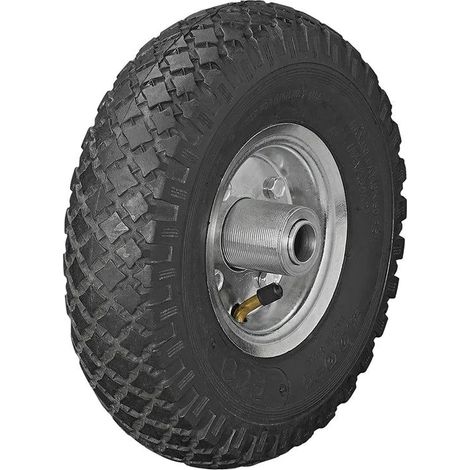 Roulette roue jockey jante metal avec pneu daire 260x85mm (1/5)