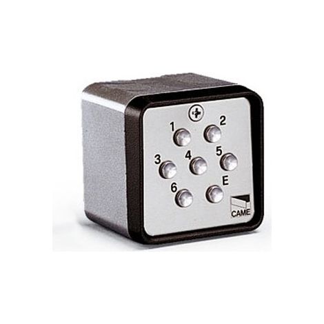 Clavier à code CAME S7000 – Alimentation 12-24V AC/DC – Façade en acier inox – Compatible avec cartes S0001/S0002/S0004N