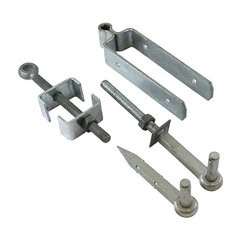 TIMCO Adjustable Gate Hinge Set Hot Dipped Galvanised - 450mm