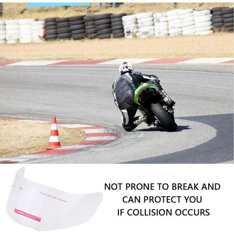 Écran de visière de casque moto pare-brise remplacement pour AGV K5 K3SV (transparent) (1/3)