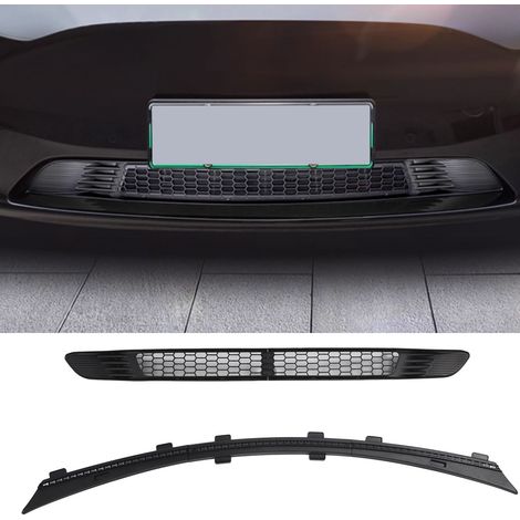 Modifications pour Tesla Model 3 2017-2023 : capot avant étanche, déflecteur de pluie, pare-chocs avant, grille de ventilation et kit de grille d’entrée d’air. (1/5)