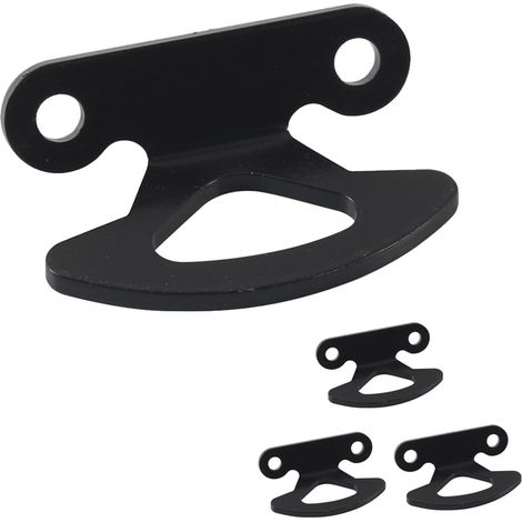 Lot de 4 crochets de fixation pour lit de camion - Support de fixation sécurisé en métal robuste - 4 crampons de lit de camion (1/5)