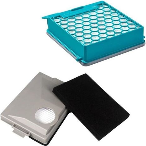 Filtre Aspirateur - HEPA Et Charbon Actif - Pour Aspirateurs Sans Sac Blizzard CX1 Et Boost CX1 - Lot De 2 (1/5)