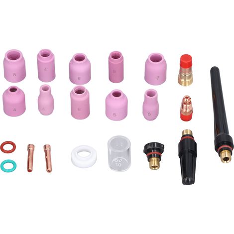 Kit d'accessoires pour torche de soudage TIG 55 pièces, kit de joints de rechange pour torche WP-17/18/26 (1/5)