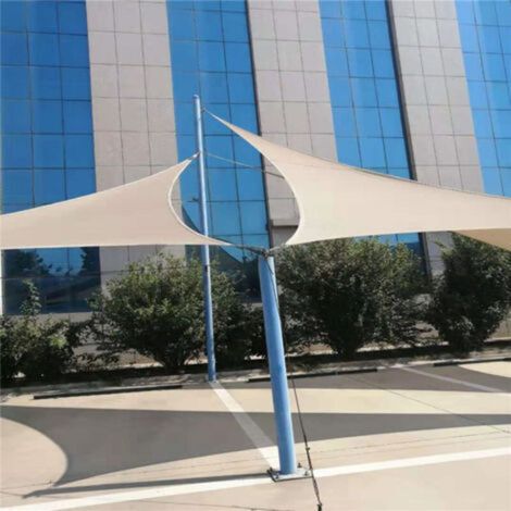 5 x 5 M - Waterproof Outdoor Garden Patio Awning with UV Protection, Off-White - RW Shade Sail