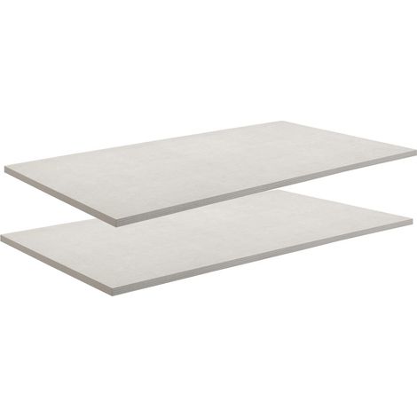 Composad  Coppia di Ripiani per Armadi AR8996/AR8998/AR9006 della Linea SYSTEMA, Ripiani Interni per Armadio, (LxAxP) 99x1,80x55,40 cm, Made in Italy (1/4)