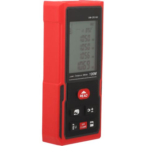 Télémètre Laser 100m, Appareil de Mesure Infrarouge Portable Haute Précision, Télémètre à Laser 630-670nm (1/5)