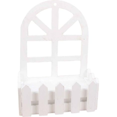 Bois artificiel avec pot de fleurs, durable, à suspendre au mur, idéal (1/5)